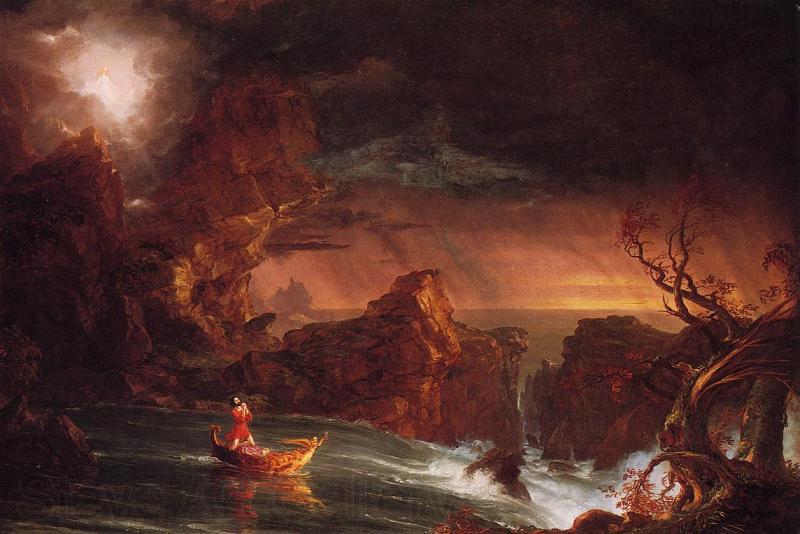 Thomas Cole Voyage of Life Norge oil painting art